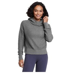 All in Motion Charcoal Women's Cowl Neck Sweater XL NWT